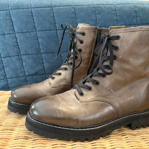 Thursday Boot Company Combat Boots in Grey Size 8.5 - discontinued color - Picture 2 of 4